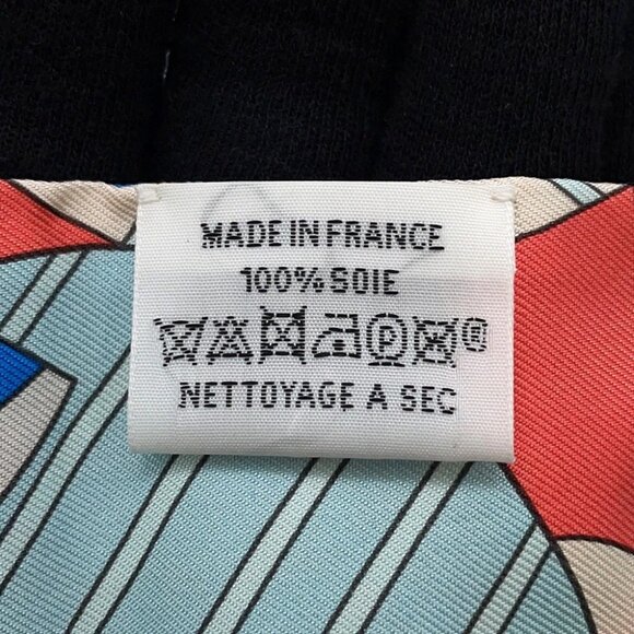 HERMES Twilly LES MURMURES DE LA FORET Whispers of the Forest Silk100% Beige... - Picture 7 of 8